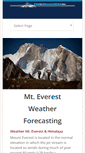 Mobile Screenshot of everestweather.com