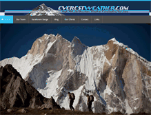 Tablet Screenshot of everestweather.com